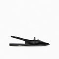 Women Sandal Pointed Toe Shallow Slip on Ladies Shoes