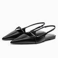 Women Sandal Pointed Toe Shallow Slip on Ladies Shoes