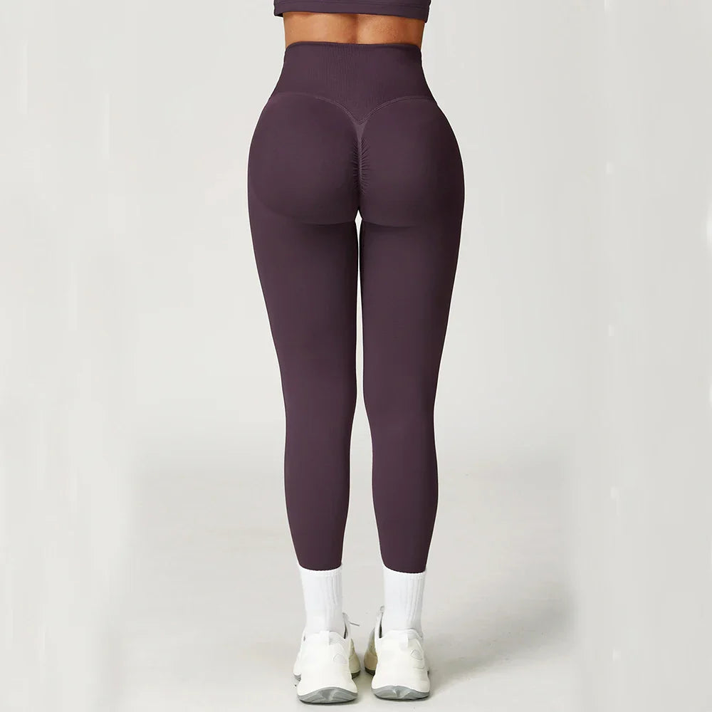 Women Seamless Leggings Hip Lifting Sports High Waist