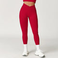 Women Seamless Leggings Hip Lifting Sports High Waist - Big Red / L / CHINA