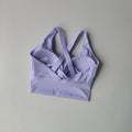 Women Seamless Sports Bra - Lavender / S / CHINA