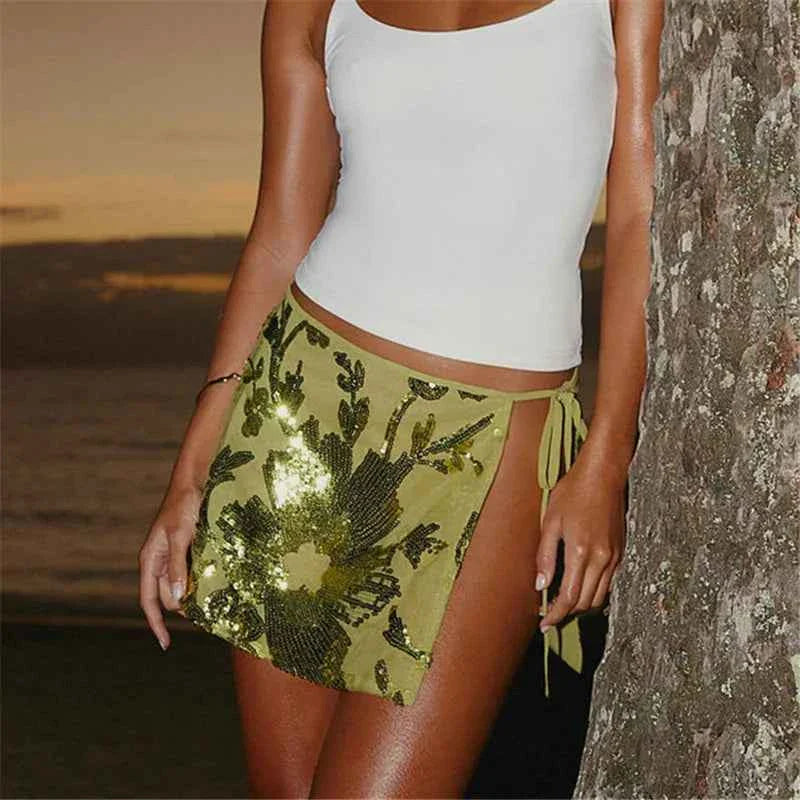 Women Sequin Skirt
