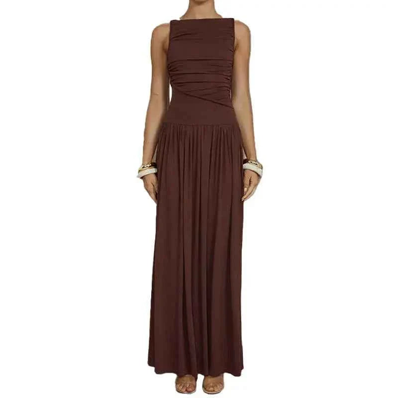 Women Sleeveless Maxi Dress