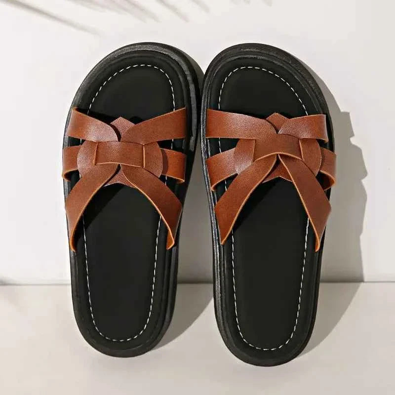 Women Slippers Open Toe Casual Shoes