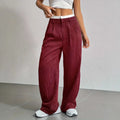 Women Stripes Printed Full Length Pants