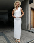 Women Summer Fashion Vest Skirt Sets