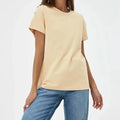 Women Versatile Leisure Daily Tops - Apricot / XXL