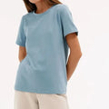Women Versatile Leisure Daily Tops - Blue / XXL