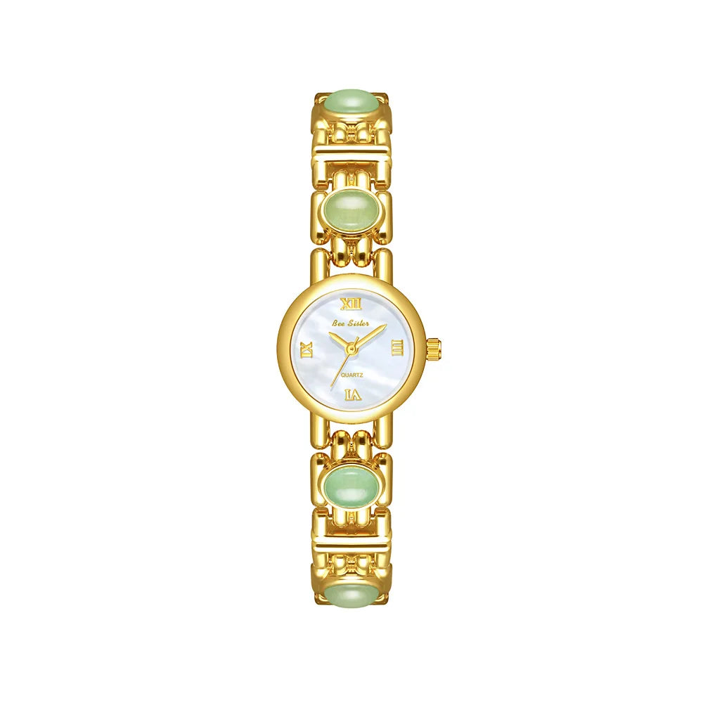 Women Watch Shell High Quality Bracelet Quartz Wristwatch - WHITE / CHINA