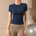 Women Yoga Top Seamless Sport T-shirt