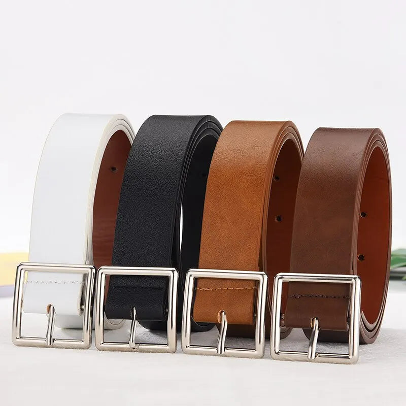 Women’S Belt Soft Pu Leather