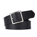 Women’S Belt Soft Pu Leather - Black / 105cm