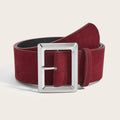 Women’s Belt Soft PU Leather - Burgundy