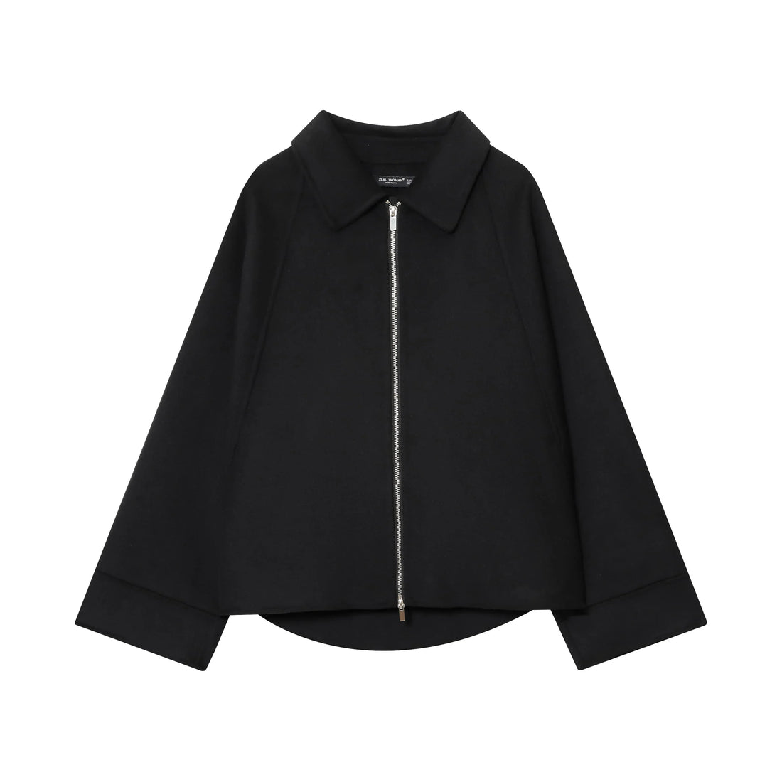 Women’S Black Casual Jacket Coat