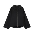 Women’S Black Casual Jacket Coat