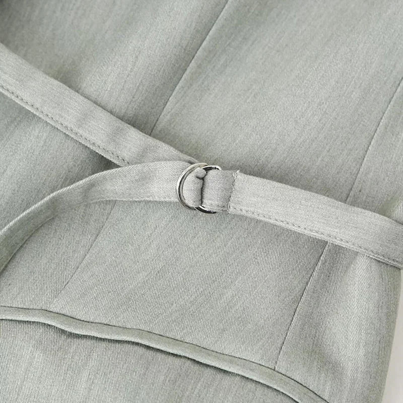 Women’s Blazer Spring Summer Belt Lapel Coat for Women