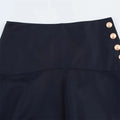 Women’s Button Belt Waist Skirt