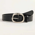 Women's Casual And Business Style Black Belt
