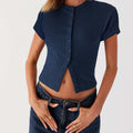 Women’s Casual Button Up Top - G / S