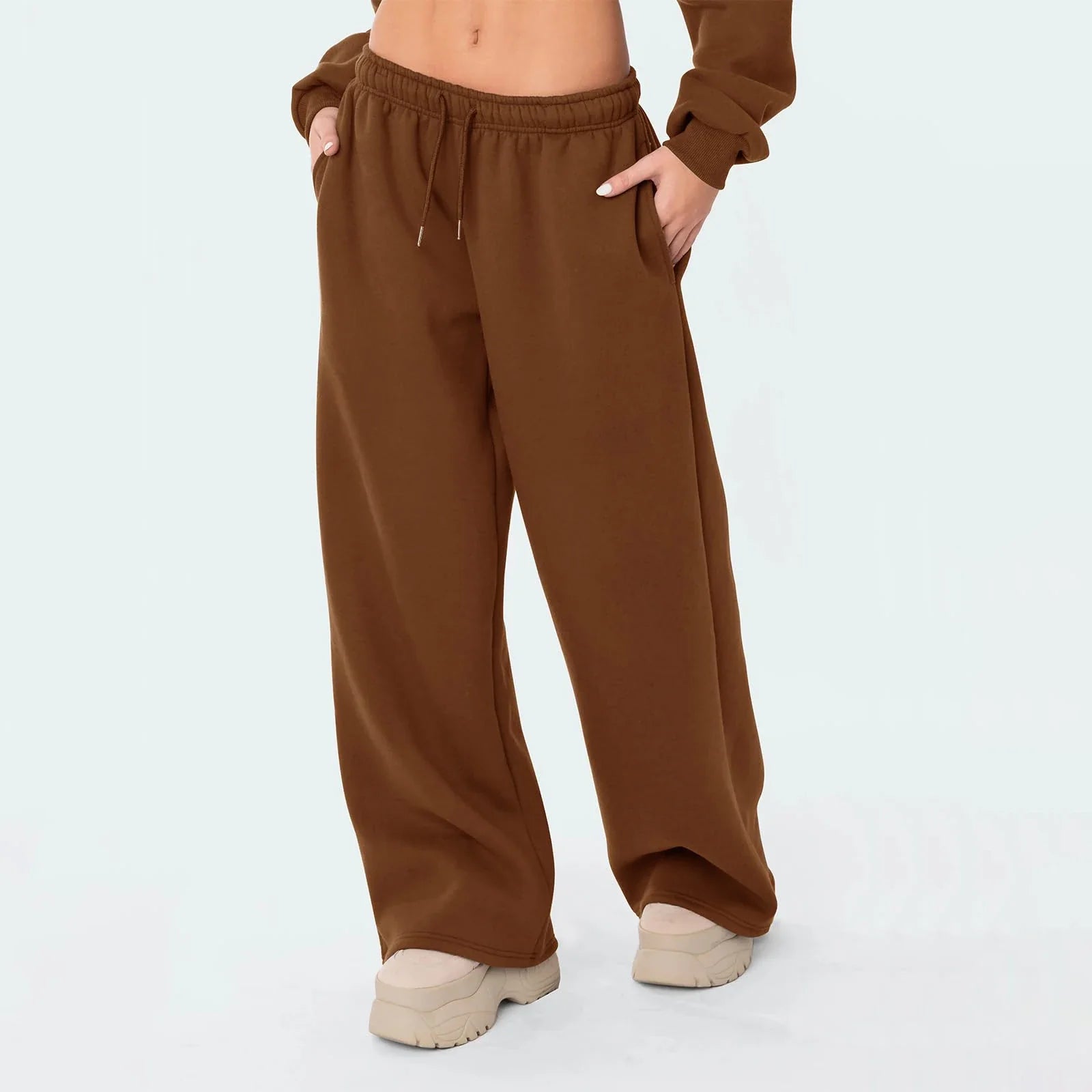 Women’s Casual Pants Joggers Sweatpants Solid Color Drawstring - Other