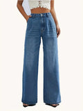 Women’s Cross-border Light Blue Jeans - Other