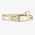 Women's Fashion Braided Leather Belt