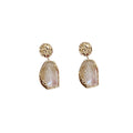 Women’s Fashion Retro Maillard Irregular Earrings - electronic accessories