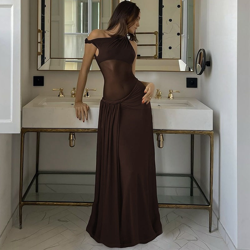 Women’s Fashion Slim Waist Dress - Other