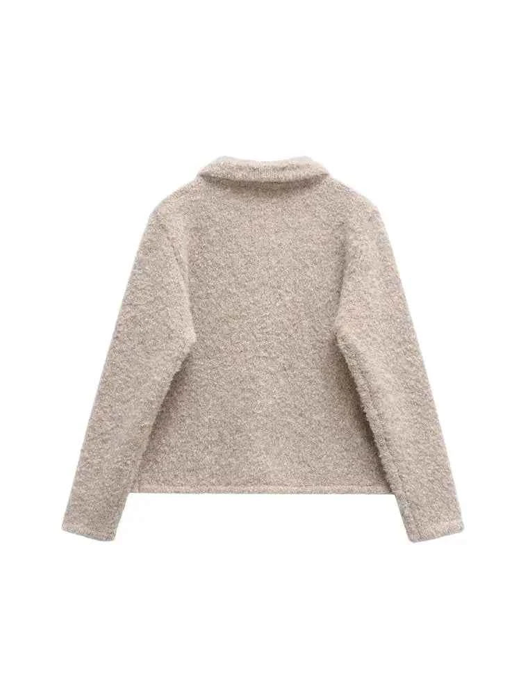 Women's Floral Button Knit Cardigan Sweater