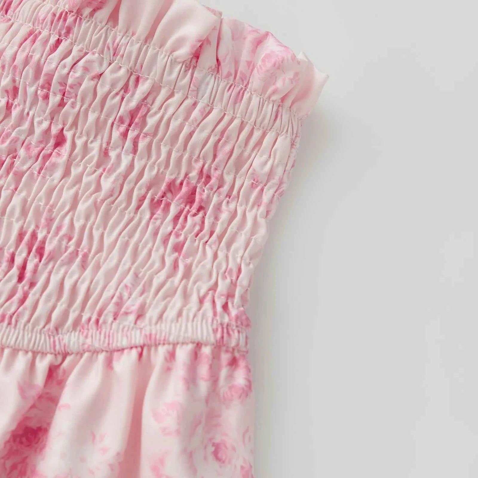 Women's Floral Print Ruffled Skirt High Rise