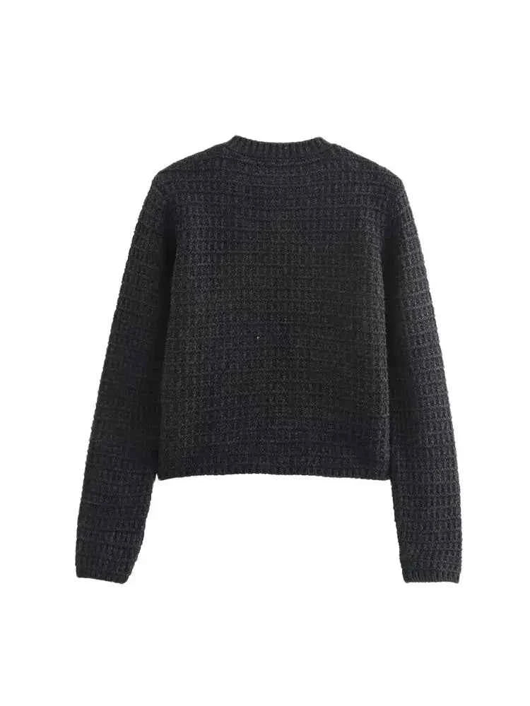 Women's Front Button Knit Cardigan Sweater