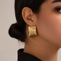 Women’s Geometric Pattern Earrings - electronic accessories