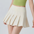 Womens Girl High Waisted Pleated Tennis Skirt