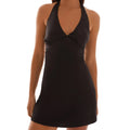 Women’s Halter Neck Tank Dress - black / S