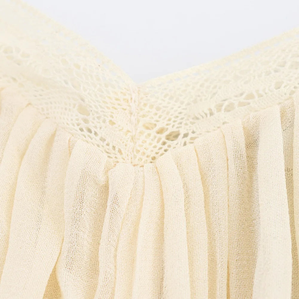 Women’s Hollow Strap Top Lace-up