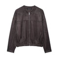 Women’s Jacket Fall/Winter Suede-Effect - SYHH-36045 / XS