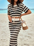 Women’s Knitted Beach Skirt Sets