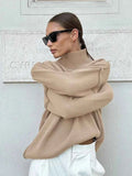 Women's Knitted Turtleneck Sweater