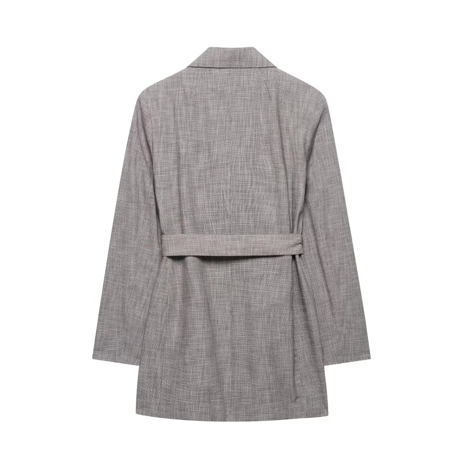 Women’s Lace-up Loose Blazer Shorts Set