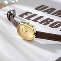 Women's Literary Belt Casual Retro Small Square Quartz Watch