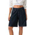 Women’s Loose Denim Shorts - ROYAL BLUE / S