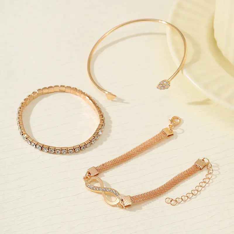 Women’s Loving Heart With Opening Bracelet Creative Retro Simple - electronic accessories