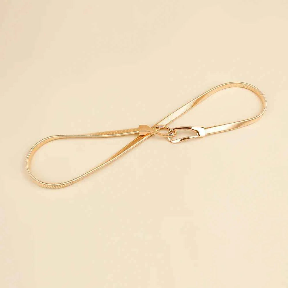 Women's Metal Spring Waist Chain