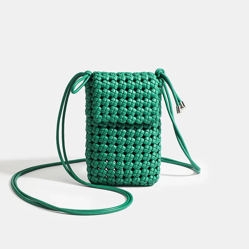 Women’s Mini Crossbody Bag - Green / 15cmx2cmx20cm / CHINA