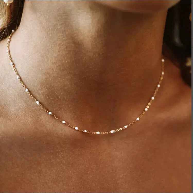 Women’s Necklace Light Luxury Temperament Clavicle Chain - NS0085 Handmade - electronic accessories