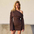 Women's Off The Shoulder Sweater Dress