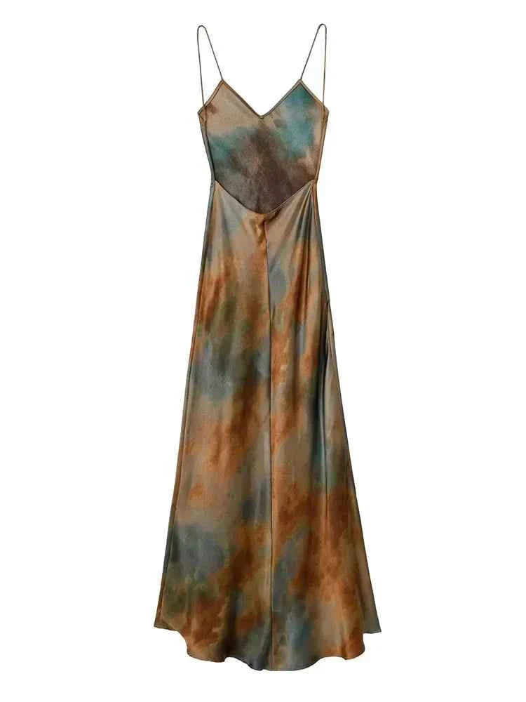 Women's Open Back Sleeveless Dress