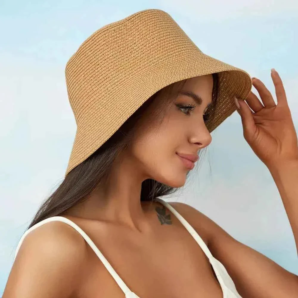 Women's Outdoor Sun Protection Straw Hat