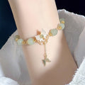 Women’s Personalized Hetian Yudie Bracelet - Double Butterfly - electronic accessories