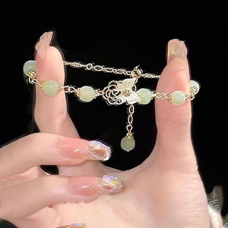 Women’s Personalized Hetian Yudie Bracelet - The Butterfly bracel - electronic accessories